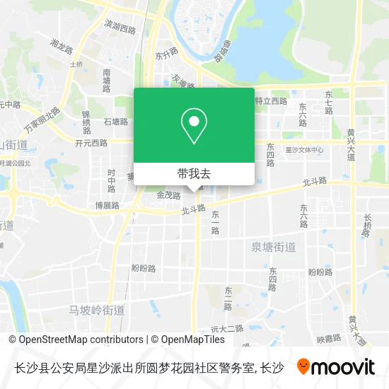 长沙县公安局星沙派出所圆梦花园社区警务室地图