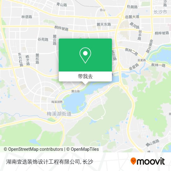 湖南壹选装饰设计工程有限公司地图