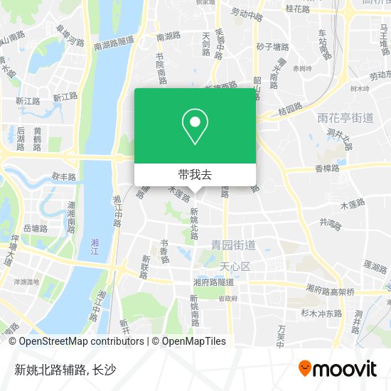 新姚北路辅路地图