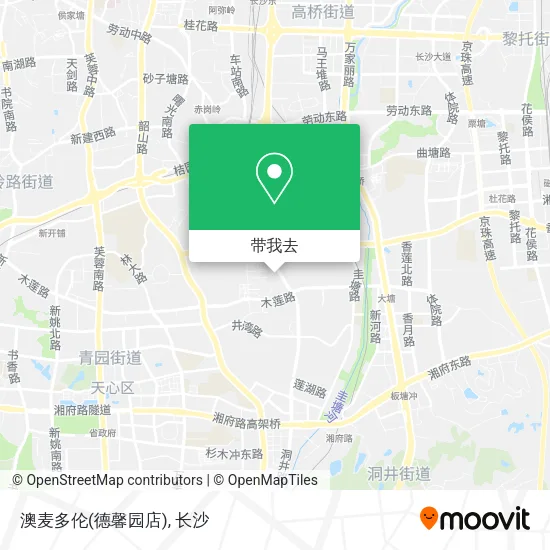 澳麦多伦(德馨园店)地图