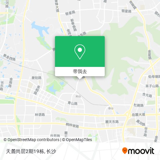 天麓尚层2期19栋地图