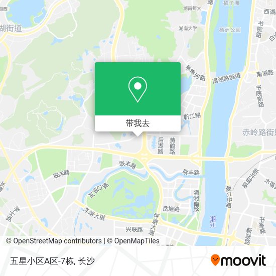五星小区A区-7栋地图