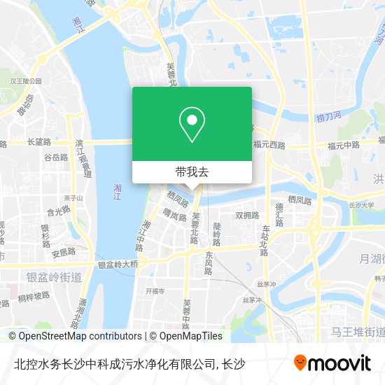 北控水务长沙中科成污水净化有限公司地图
