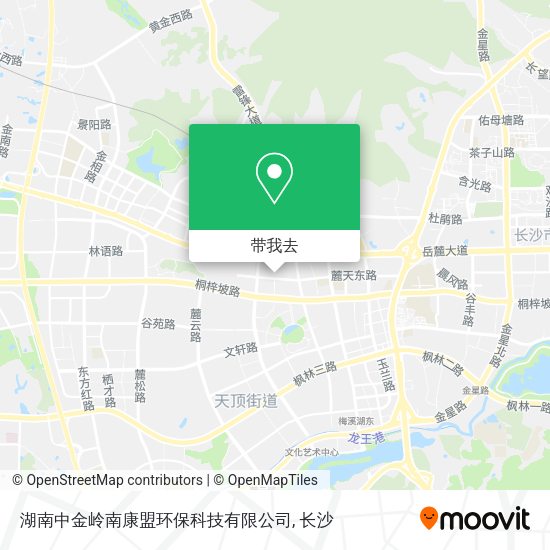 湖南中金岭南康盟环保科技有限公司地图