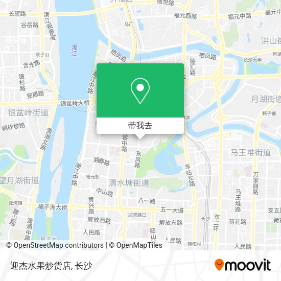 迎杰水果炒货店地图