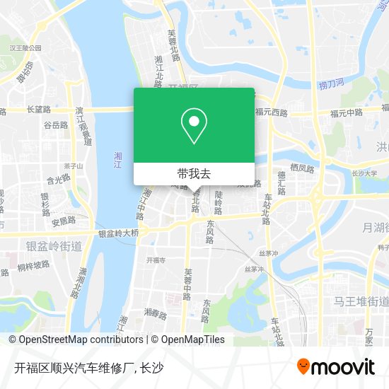 开福区顺兴汽车维修厂地图