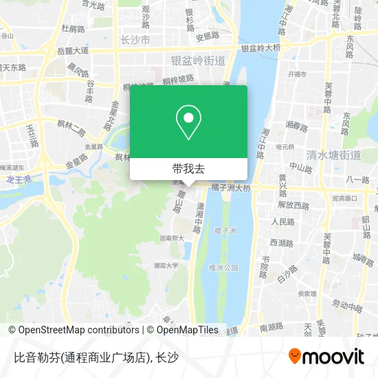 比音勒芬(通程商业广场店)地图