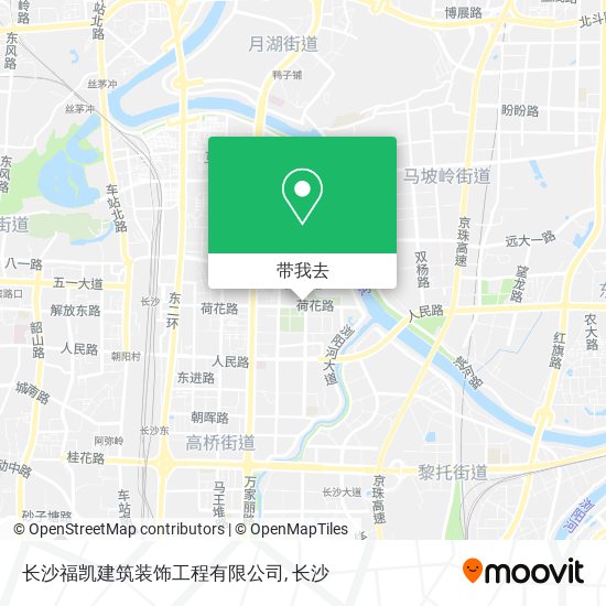 长沙福凯建筑装饰工程有限公司地图