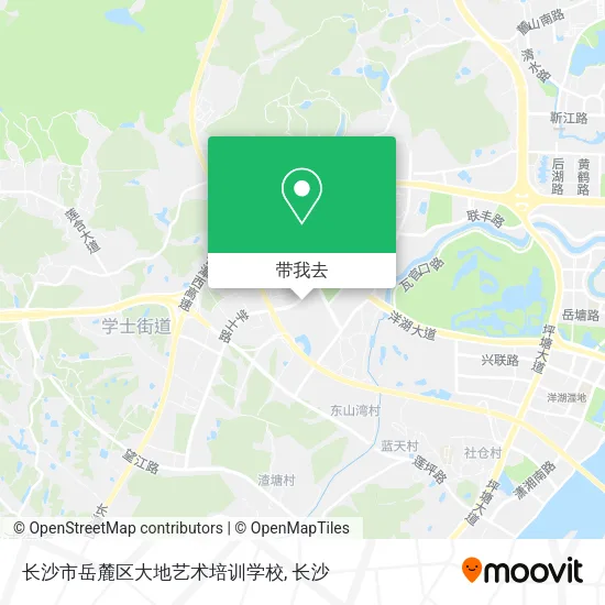 长沙市岳麓区大地艺术培训学校地图