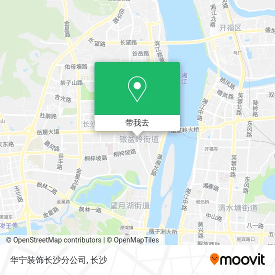 华宁装饰长沙分公司地图