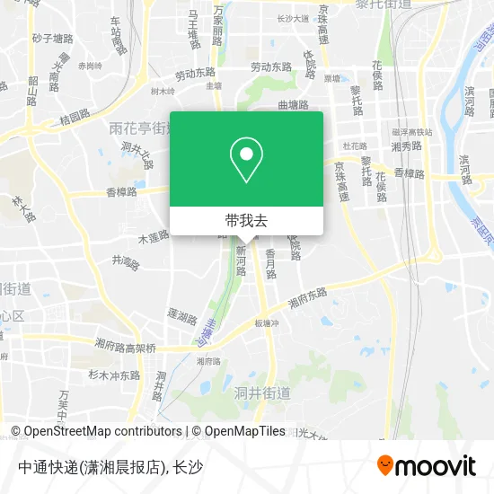 中通快递(潇湘晨报店)地图