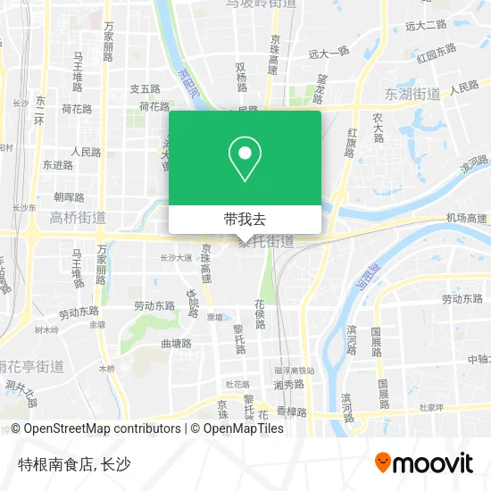 特根南食店地图