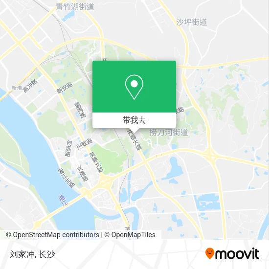 刘家冲地图