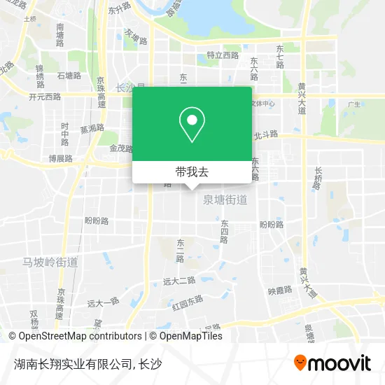 湖南长翔实业有限公司地图