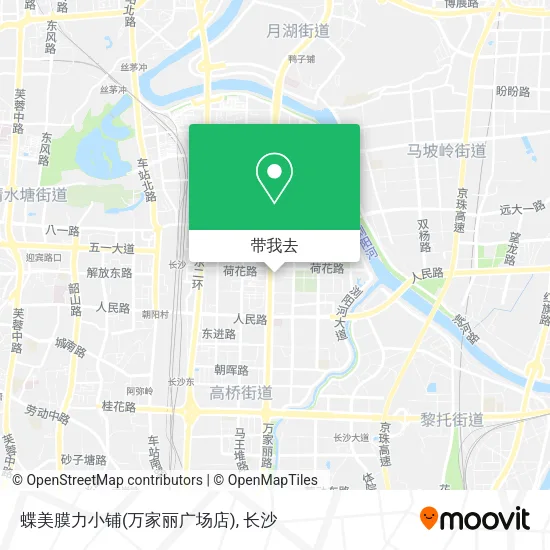 蝶美膜力小铺(万家丽广场店)地图