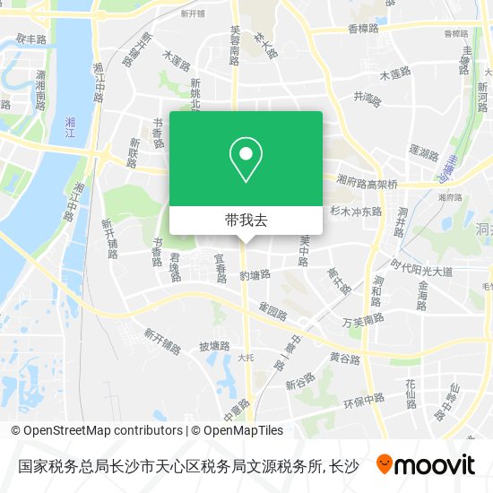 国家税务总局长沙市天心区税务局文源税务所地图