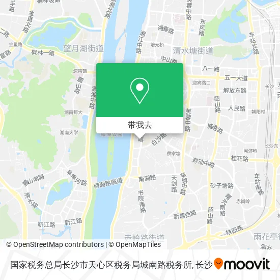 国家税务总局长沙市天心区税务局城南路税务所地图