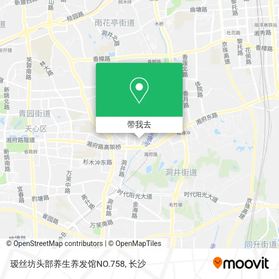 瑷丝坊头部养生养发馆NO.758地图