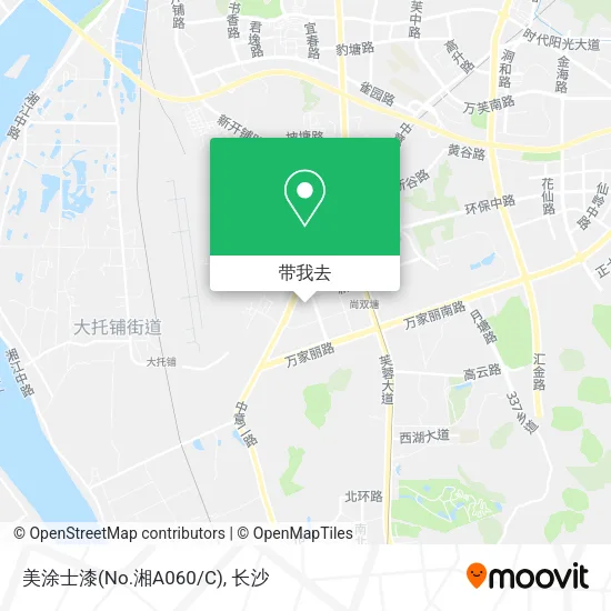 美涂士漆(No.湘A060/C)地图