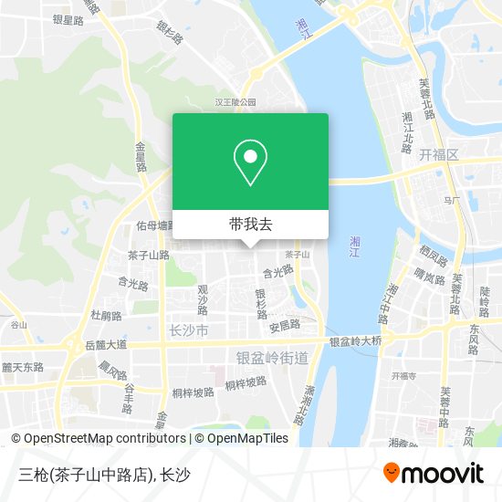 三枪(茶子山中路店)地图