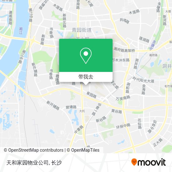 天和家园物业公司地图