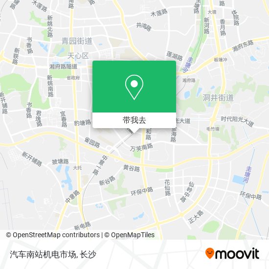 汽车南站机电市场地图