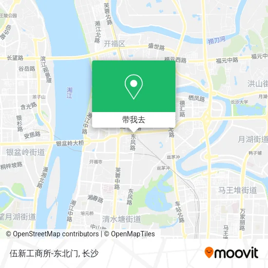 伍新工商所-东北门地图
