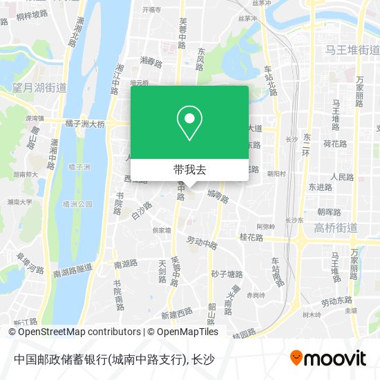 中国邮政储蓄银行(城南中路支行)地图