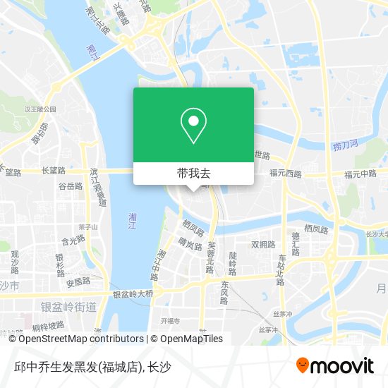 邱中乔生发黑发(福城店)地图