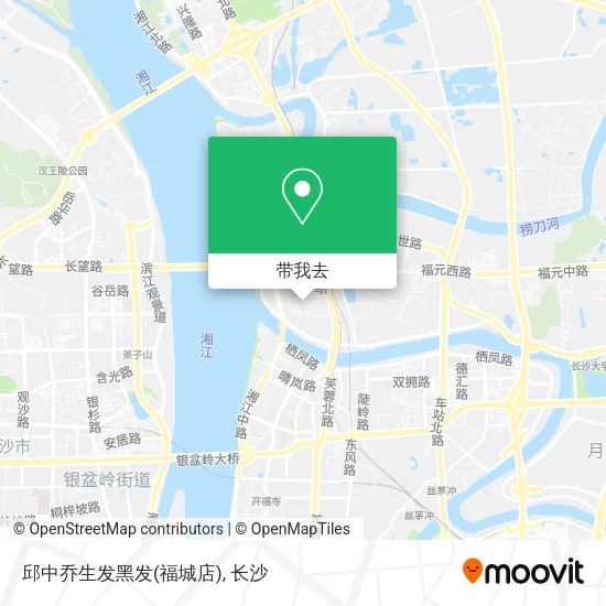 邱中乔生发黑发(福城店)地图