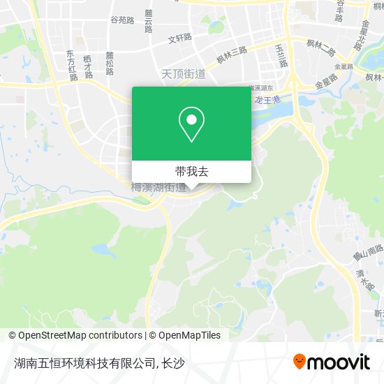 湖南五恒环境科技有限公司地图
