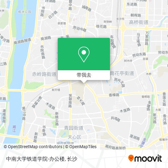中南大学铁道学院-办公楼地图