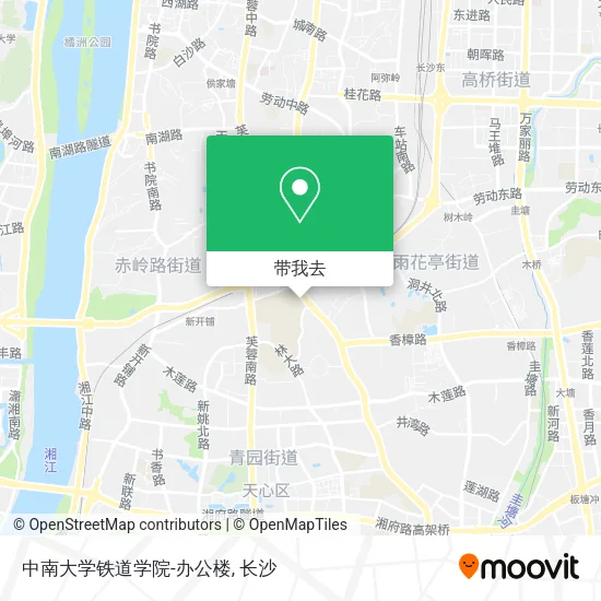 中南大学铁道学院-办公楼地图