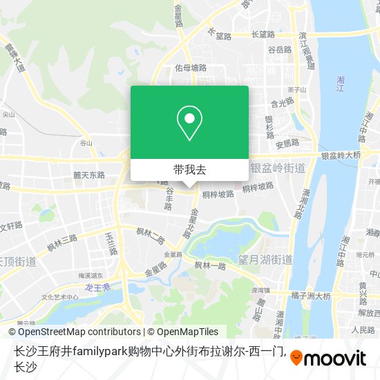 长沙王府井familypark购物中心外街布拉谢尔-西一门地图