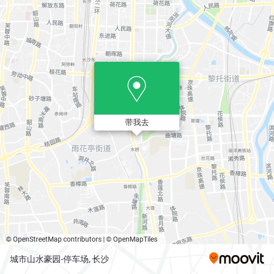 城市山水豪园-停车场地图