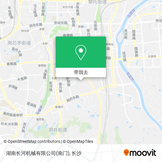 湖南长河机械有限公司(南门)地图