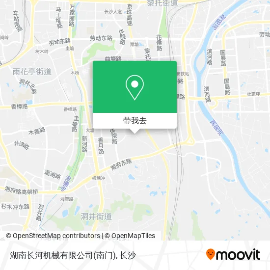 湖南长河机械有限公司(南门)地图