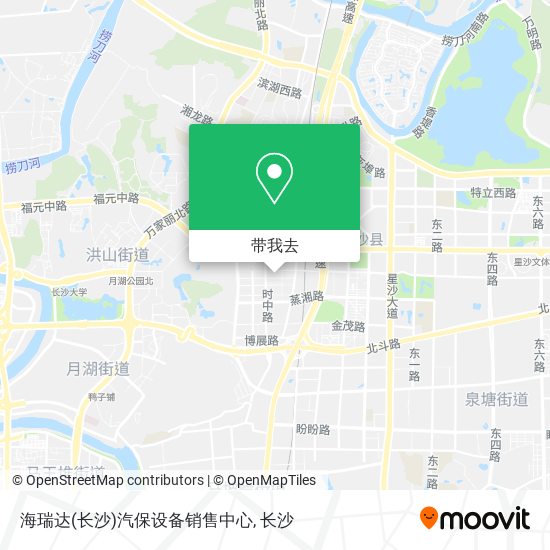 海瑞达(长沙)汽保设备销售中心地图