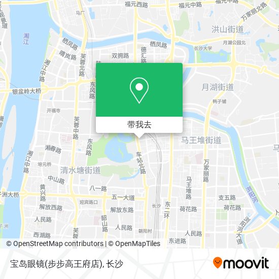宝岛眼镜(步步高王府店)地图