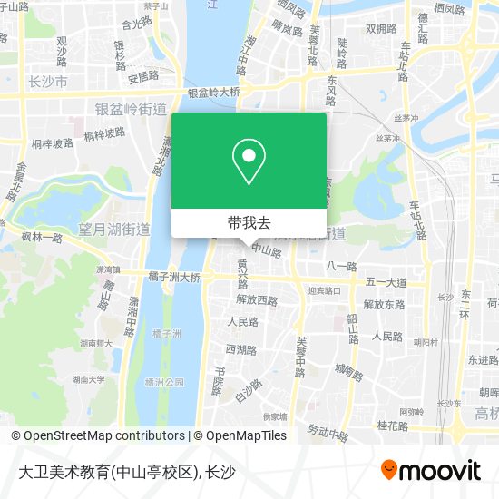 大卫美术教育(中山亭校区)地图
