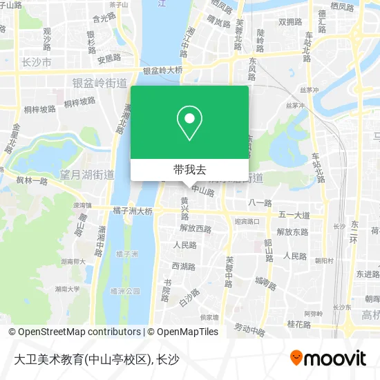大卫美术教育(中山亭校区)地图