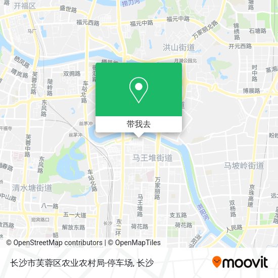 长沙市芙蓉区农业农村局-停车场地图