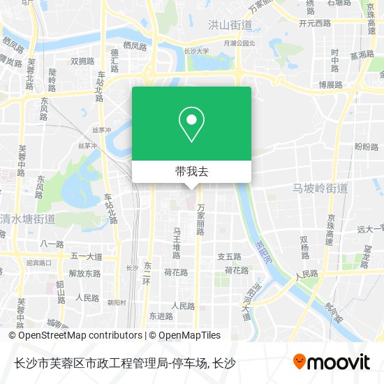 长沙市芙蓉区市政工程管理局-停车场地图