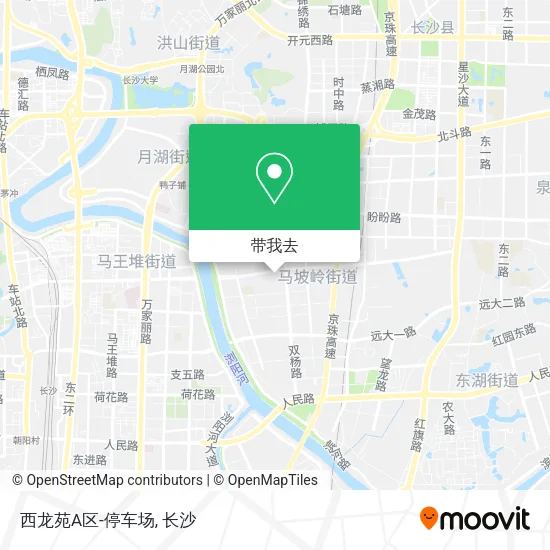 西龙苑A区-停车场地图