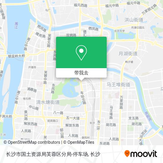 长沙市国土资源局芙蓉区分局-停车场地图