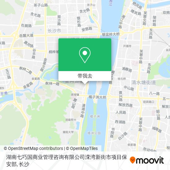 湖南七巧国商业管理咨询有限公司溁湾新街市项目保安部地图