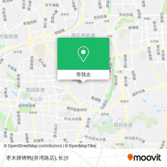 枣木牌烤鸭(井湾路店)地图