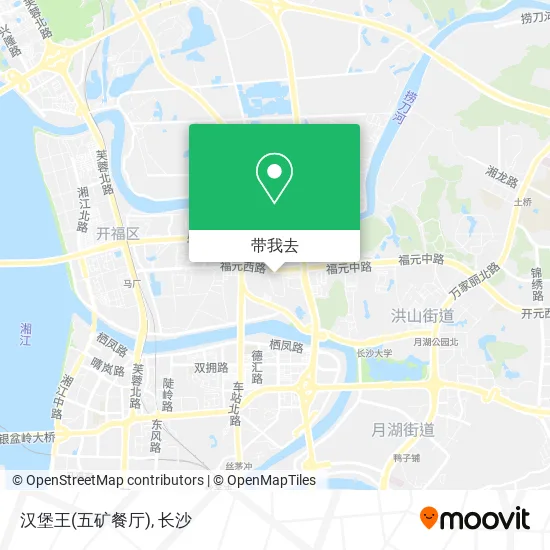 汉堡王(五矿餐厅)地图