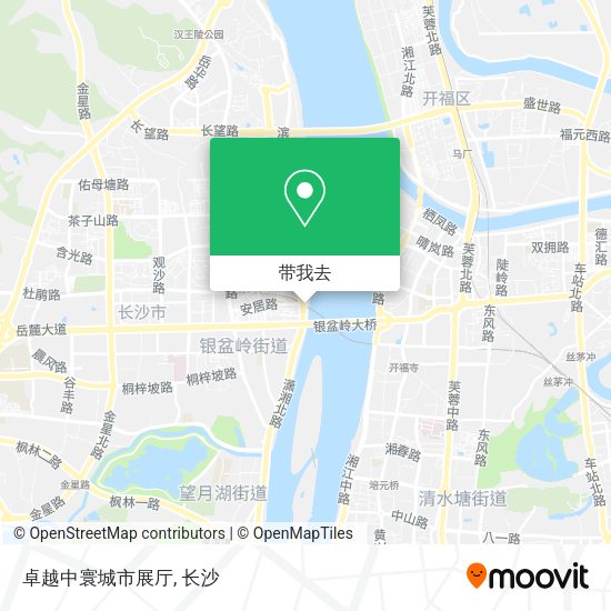 卓越中寰城市展厅地图