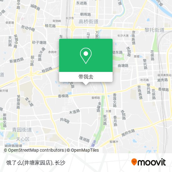 饿了么(井塘家园店)地图